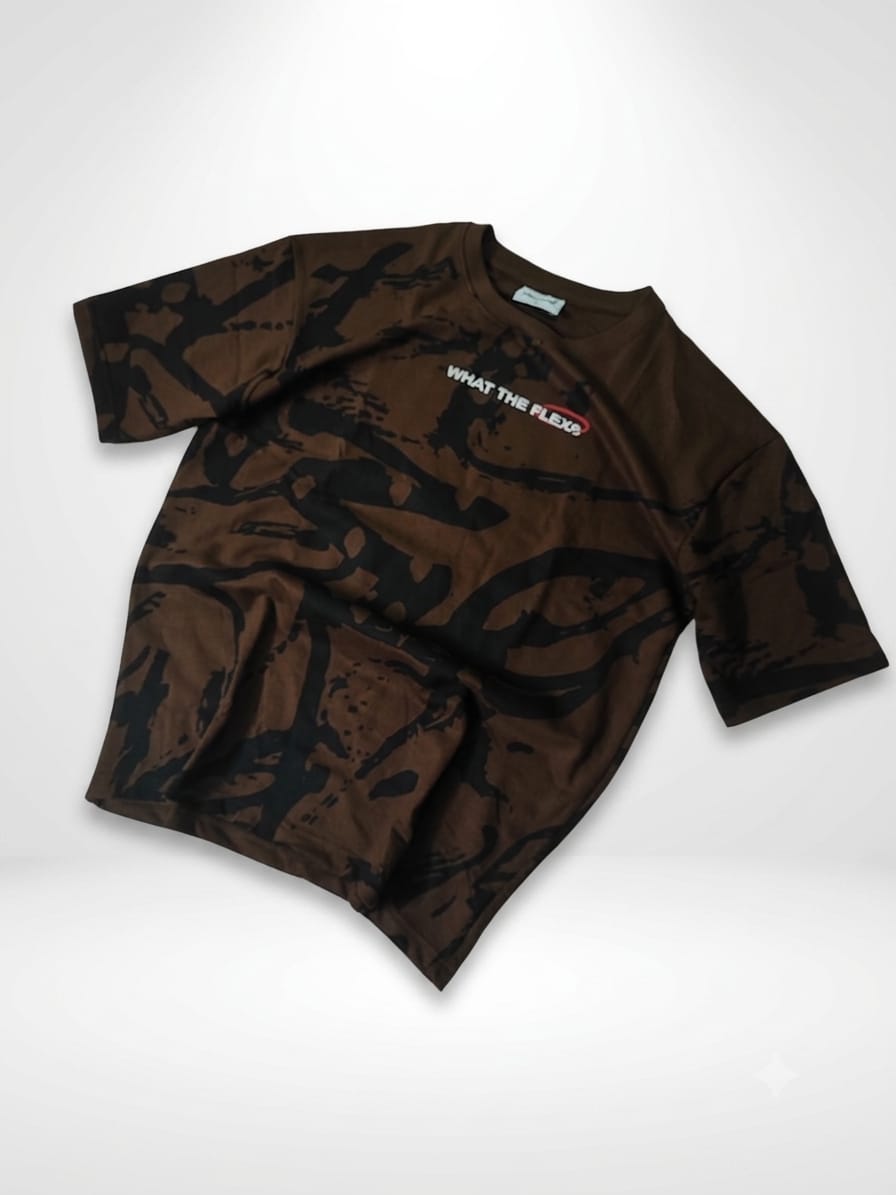 Trend Tribe Shadow Camo Oversized Tee