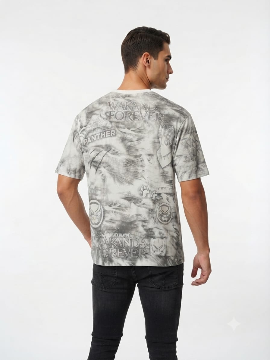 Black Panther Wakanda Forever Graphic T-Shirt