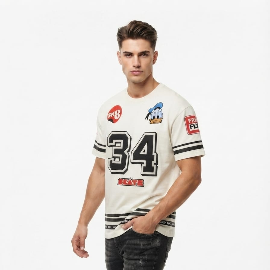 Donald Duck 34 Graphic Oversized T-Shirt