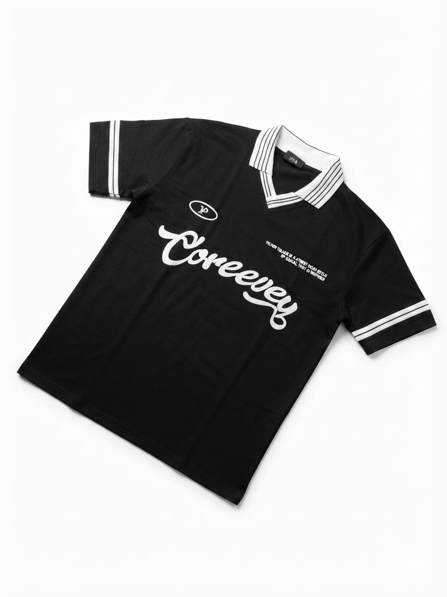 Retro Racing Graphic Polo T-Shirt