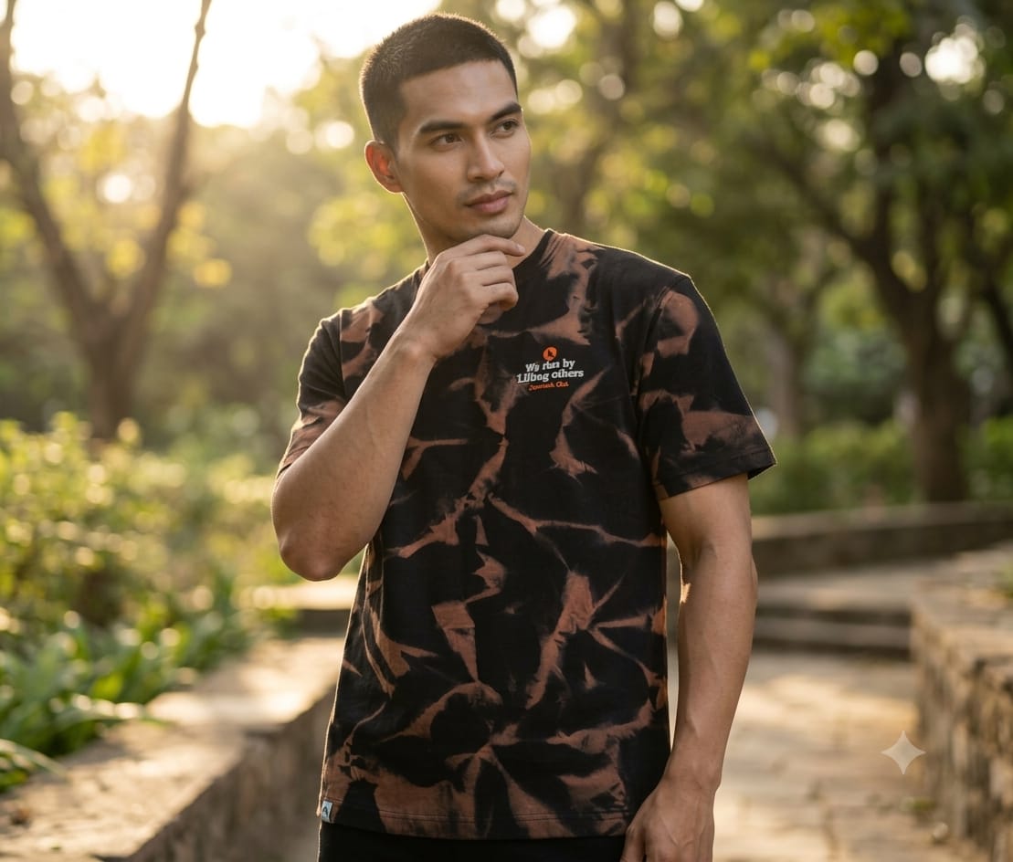 Vintage Graphic Tie-Dye T-Shirt