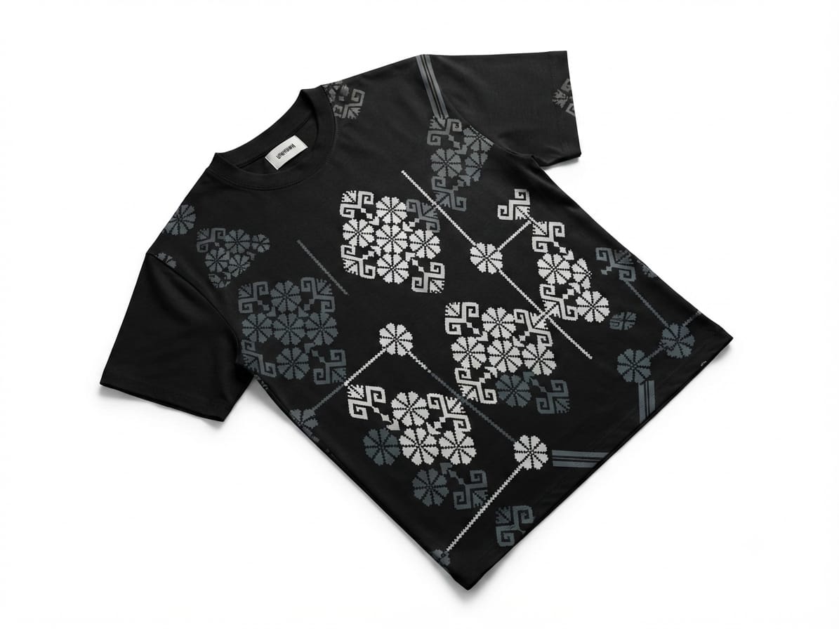Nordic Pattern Oversize tee