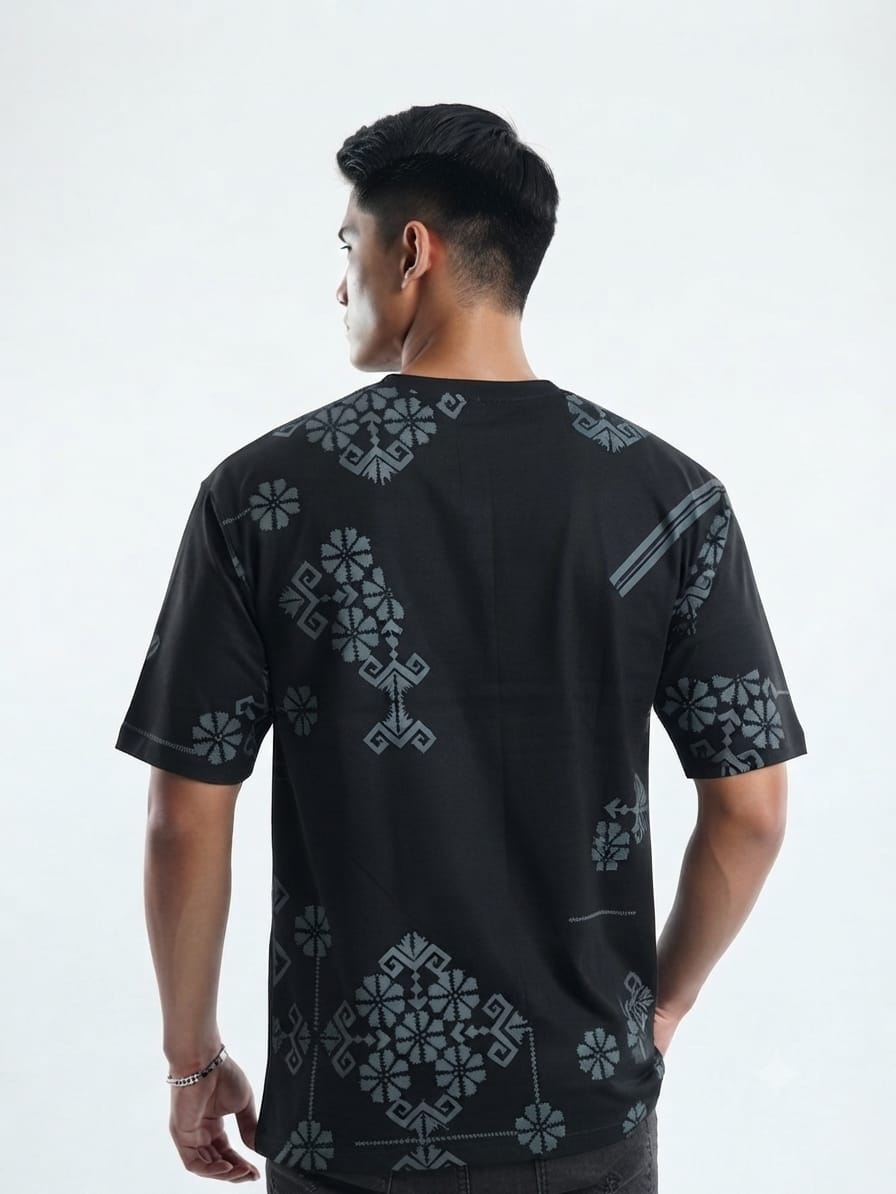 Nordic Pattern Oversize tee