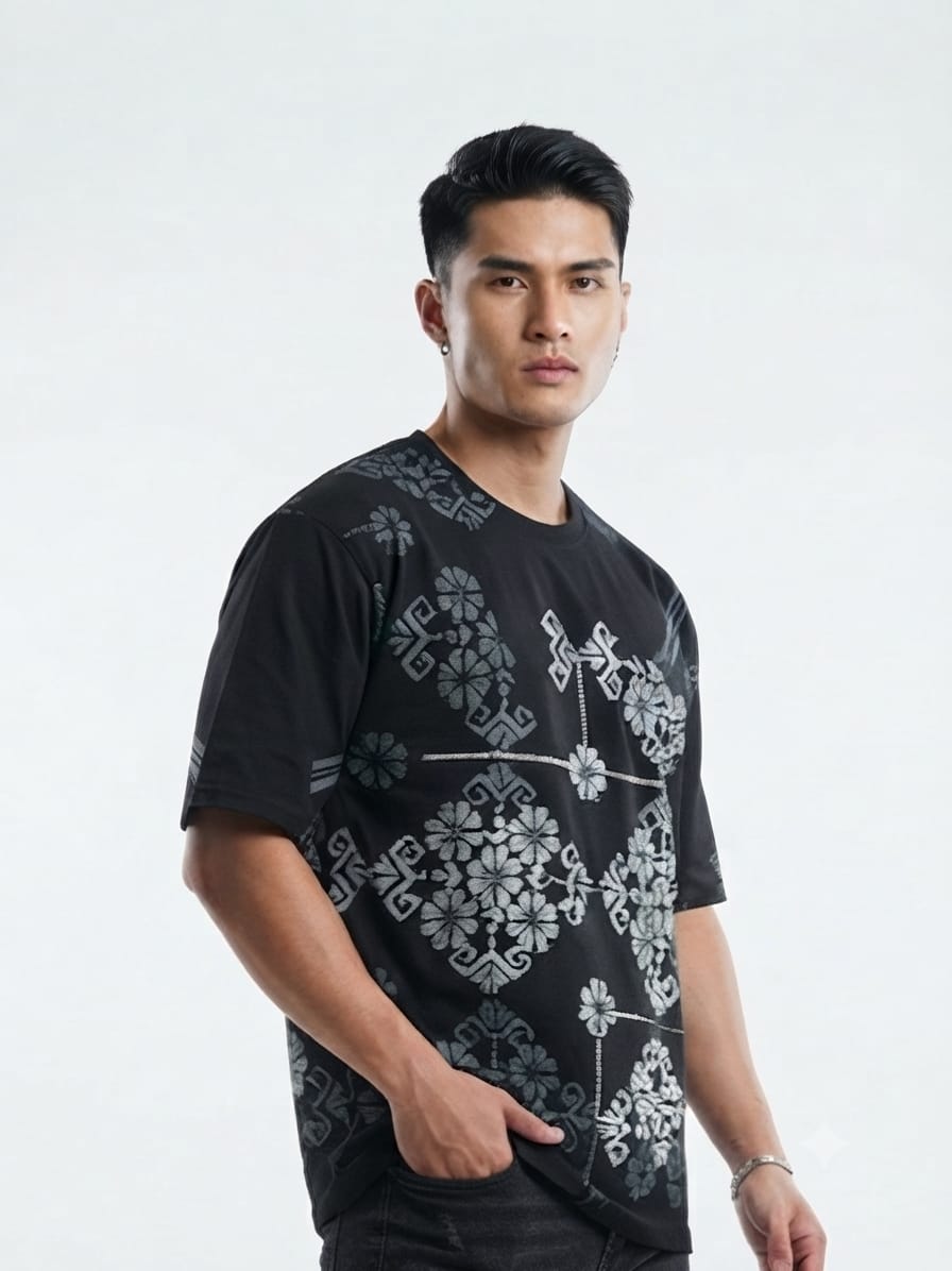 Nordic Pattern Oversize tee