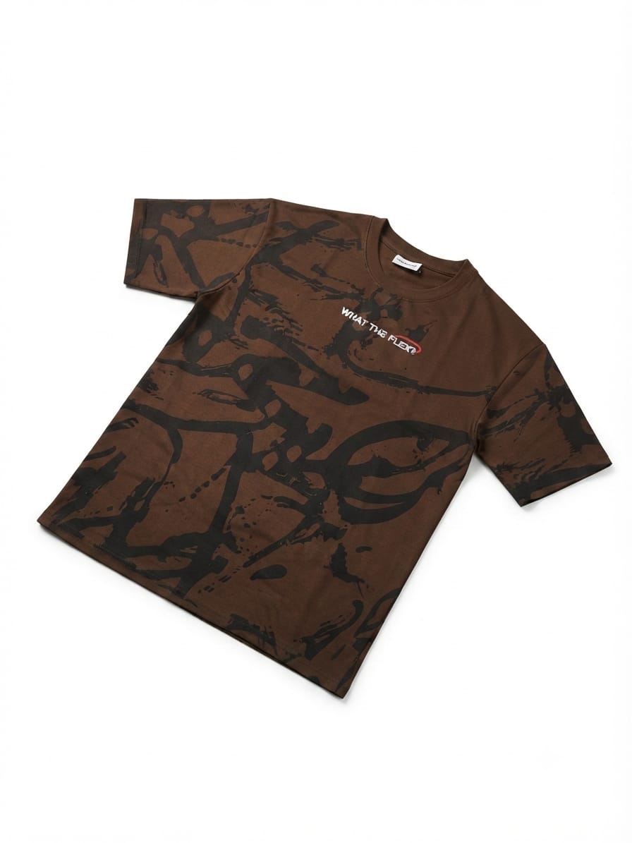 Trend Tribe Shadow Camo Oversized Tee