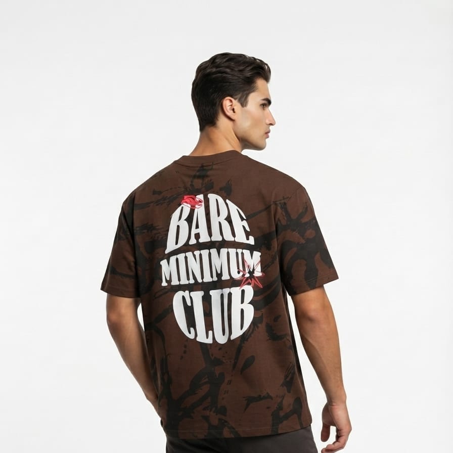 Trend Tribe Shadow Camo Oversized Tee
