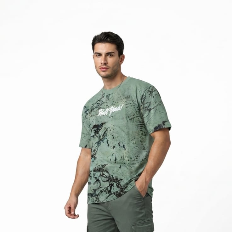 Vintage Sage “Hell Yeah!” Graphic T-Shirt