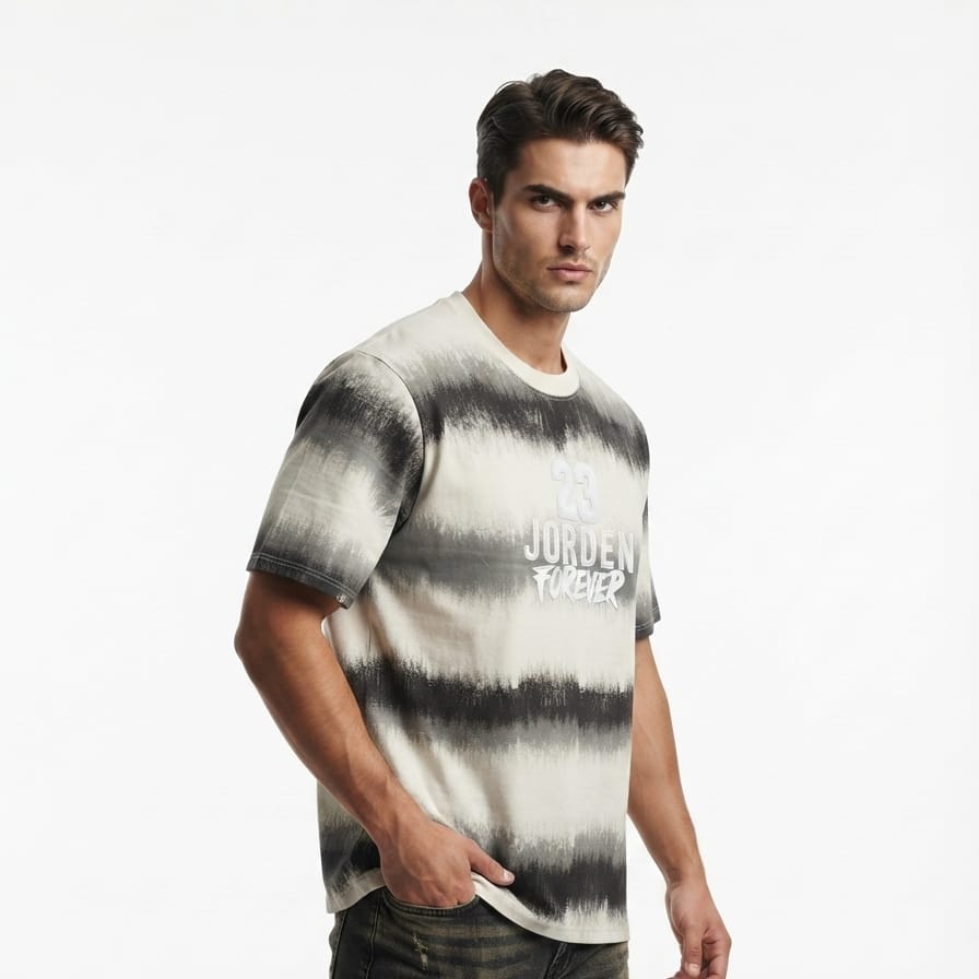 Jordan Forever Vintage Stripe Oversized T-Shirt