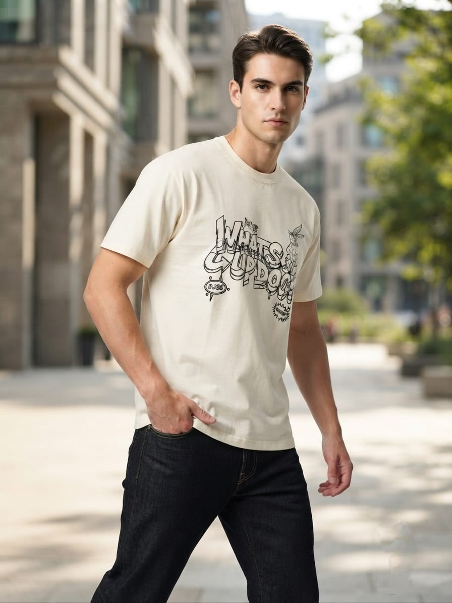 Vintage Cartoon Graphic Oversized T-Shirt