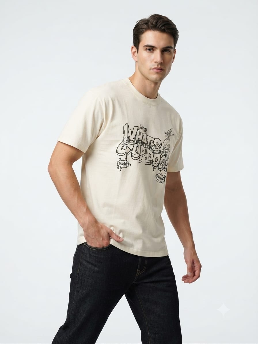 Vintage Cartoon Graphic Oversized T-Shirt