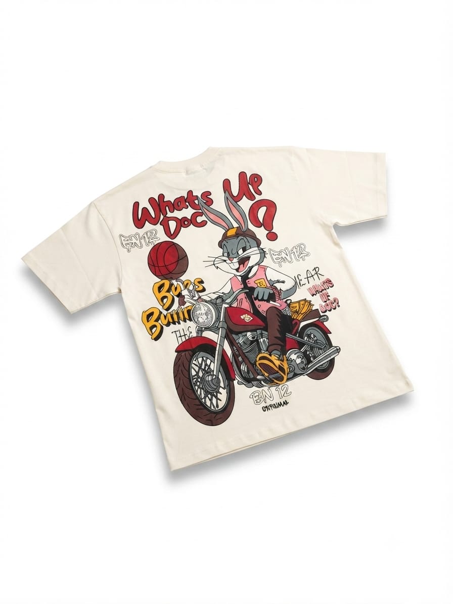 Vintage Cartoon Graphic Oversized T-Shirt