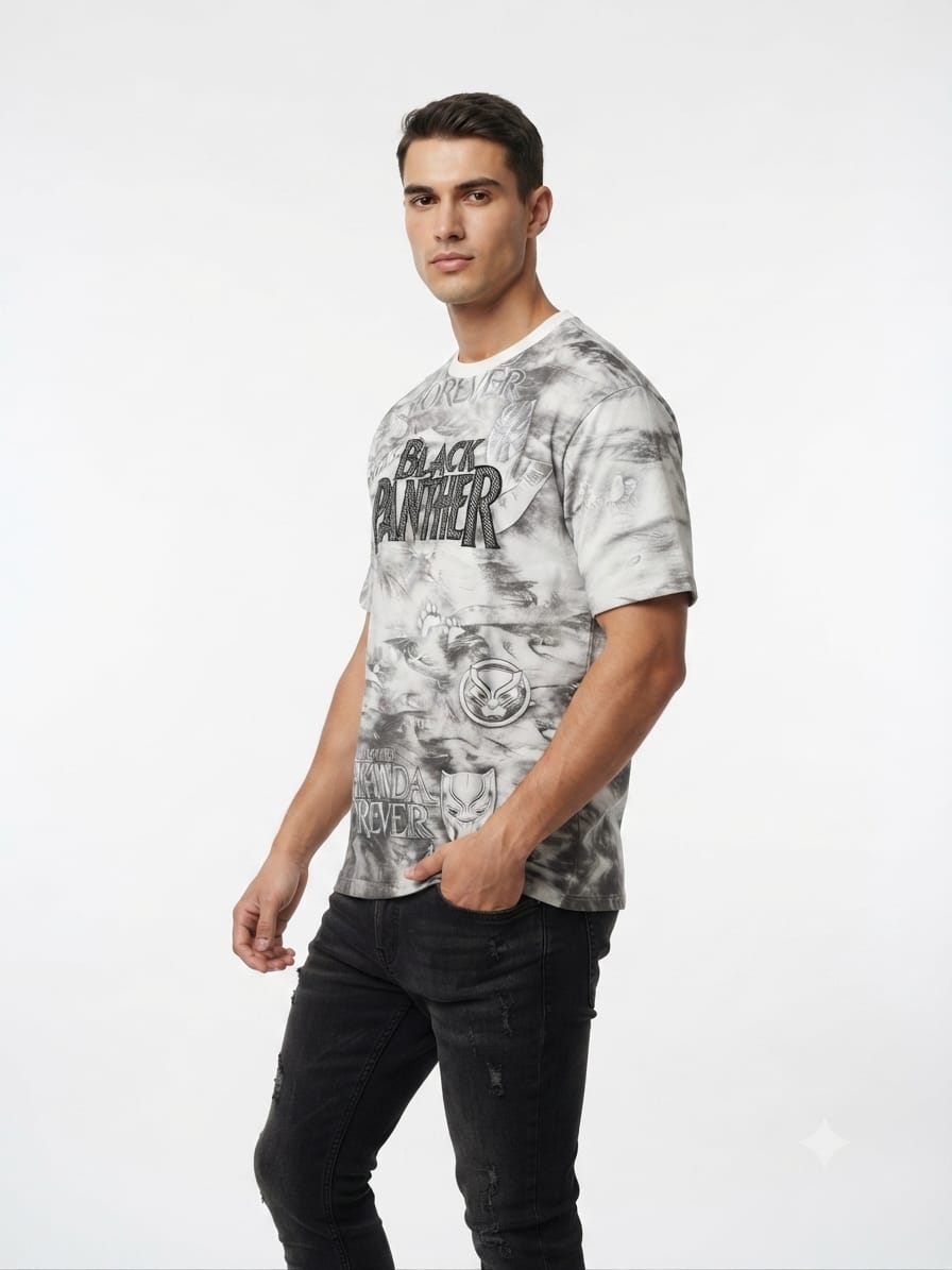 Black Panther Wakanda Forever Graphic T-Shirt