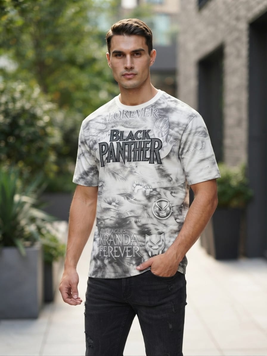 Black Panther Wakanda Forever Graphic T-Shirt