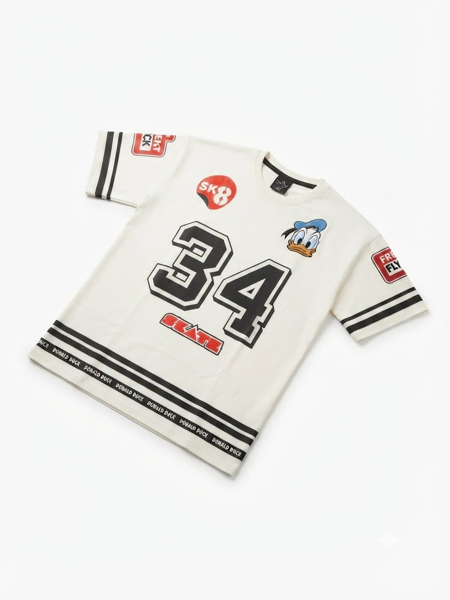 Donald Duck 34 Graphic Oversized T-Shirt