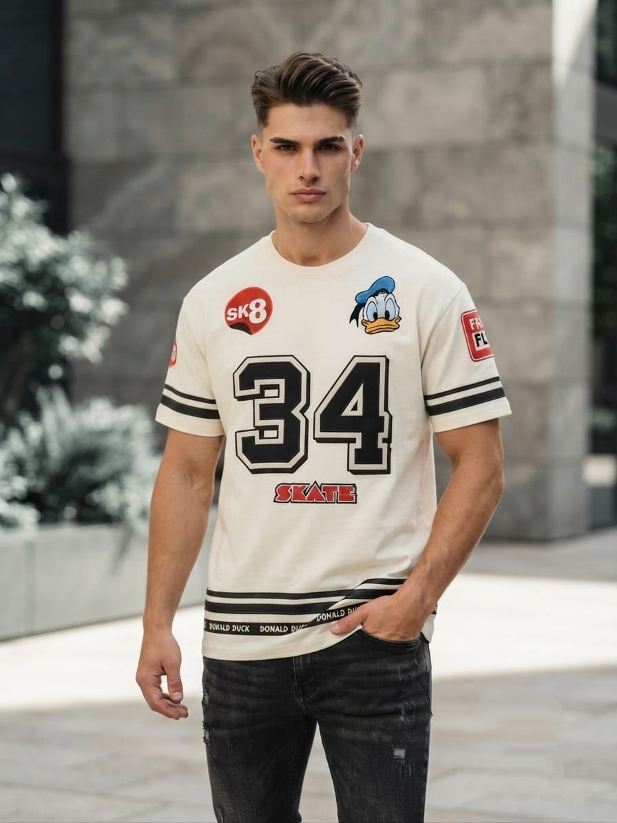 Donald Duck 34 Graphic Oversized T-Shirt