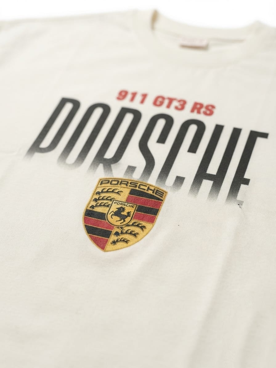 Porsche 911 GT3 RS Graphic Oversized T-Shirt