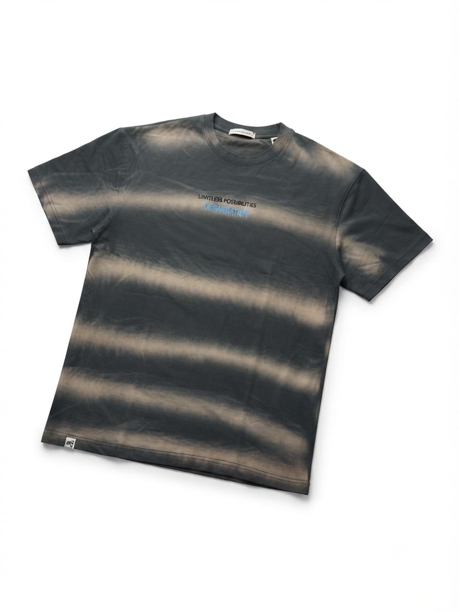 Midnight Fade Acid Wash Graphic T-Shirt
