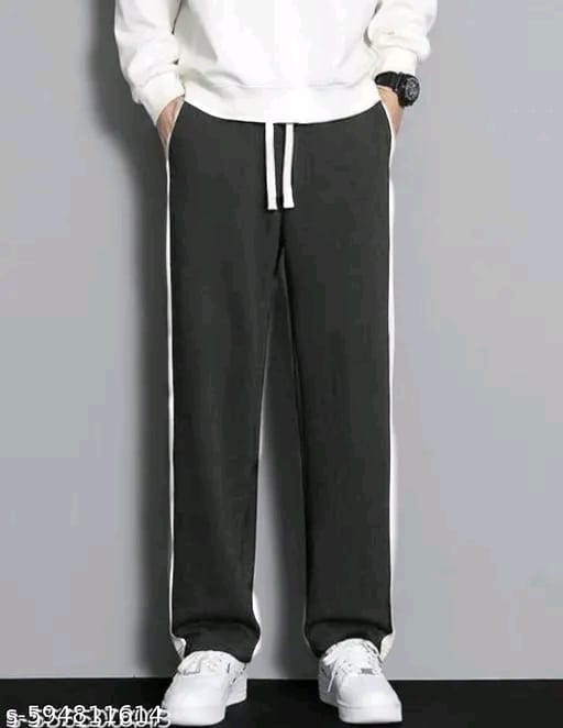 Urban Style Men's Striped Joggers - Casual Athletic Trousers